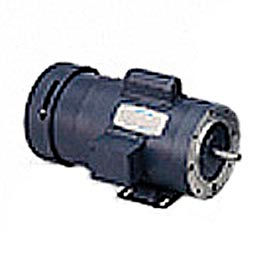 Leeson Brake Motors, 1-Ph, TENV/TEFC, C-Face With Base
