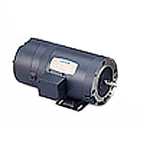 Leeson Brake Motors, 3-Ph, DP, C-Face w/Base