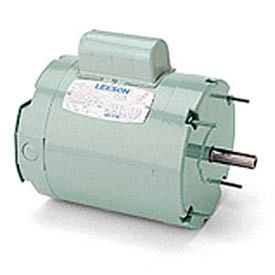 Leeson Ventilation Fan Motor Shaft Mounted, 1-Ph, TEAO, Thru Bolt Mount