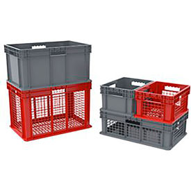 Global Industrial Stackable Pallet Containers
