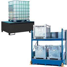 Steel IBC Spill Control Stations