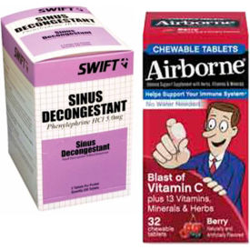 Cold, Flu and Allergy/Sinus Medicines