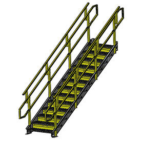 Equipto - Galvanized Stairways with Railing 24