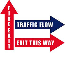 Durastripe Arrow Floor Safety Signs