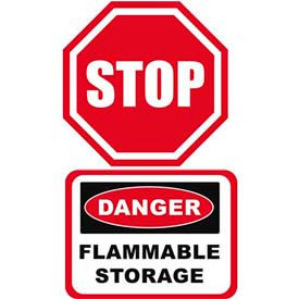 Durastripe Octagon Floor Safety Signs