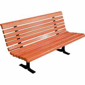 Wood Benches with Back