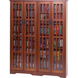Multimedia Dvd Cd Storage Wall Mounted Sliding Door Cabinets Leslie Dame Solid Oak Veneer Multimedia Storage Cabinet Gl Doors Mission Style