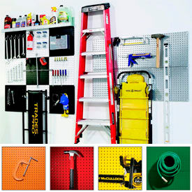 Alligator Board - Metal Pegboard Panels & Accessories (Assorted Colors)