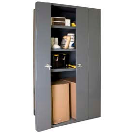 All-Welded Heavy Duty BiFold Door Storage Cabinets