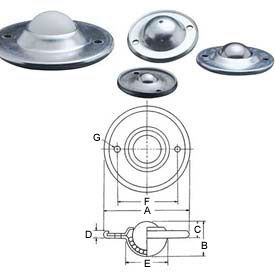 Hudson Bearing Low-Profile Ball Transfers