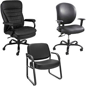 safco vue intensive use mesh task office chair in black