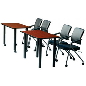 Wood Top Training Tables