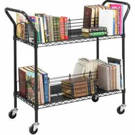 Safco® Double-Sided Wire Book Cart