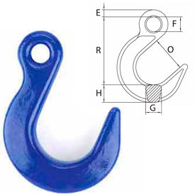 Peerless™ ACCO V10 Eye Foundry Hooks - Grade 100