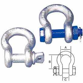 Peerless™ Peer-Lift Galvanized Anchor Shackles