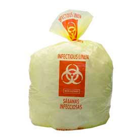 High-Density Yellow Infectious Linen Liners