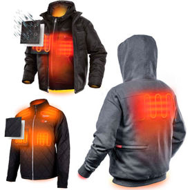 milwaukee heated hooded jacket