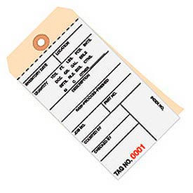Inventory Tags - Carbonless