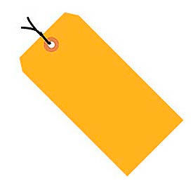 Fluorescent Shipping Tags