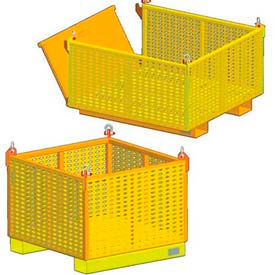 Heavy Duty Vented Steel Containers