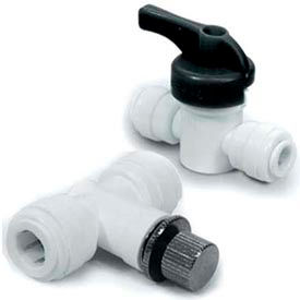 Push-In Plastic Tubing Valves