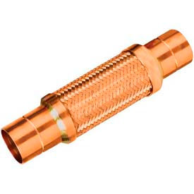 Braided Bronze Hoses With Copper Sweat Ends