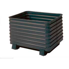 Steel King® Round Corner Corrugated Steel Containers