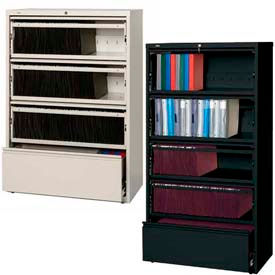 File Cabinets Lateral Hirsh Industries Hl8000 Series Receding Drawer Front Lateral File Globalindustrial Com