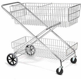 Wire Utility Basket Cart