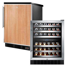 Built-In Freestanding Beer & Wine Storage