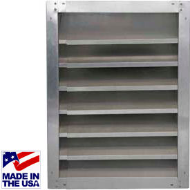 Fixed Height Adjustable Louvers