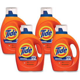 Tide® HE Liquid Laundry Detergent Original Scent 64 Loads 80 oz Bottle 4/Carton