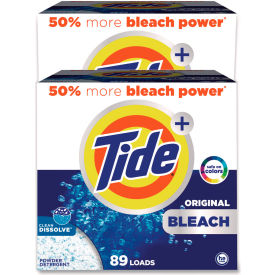 Tide Laundry Detergent with Bleach Powder 129 oz. Box 2 Boxes - 16667