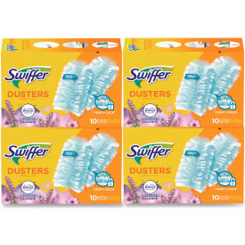 Swiffer® Dusters Refill DustLock Fiber Lavender Vanilla Scent Light Blue 10/Box 4 Boxes/CT