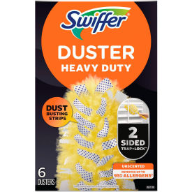 Swiffer® Heavy Duty Dust Lock Fiber Refill Dusters Yellow 6/Box - 21620BX