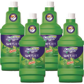 Swiffer® WetJet System Cleaning-Solution Refill Gain Scent 1.25 L Bottle 4/Carton