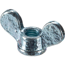 5/8-11 Wing Nut - 2-7/16" Wide - 1-1/16" Base Dia. - Steel - Zinc - USA - Pkg of 25 