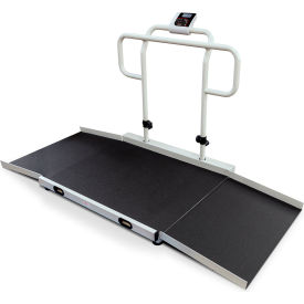 Rice Lake® Dual Ramp ADA Compliant Wheelchair Scale 1000 lb. Capacity 83-1/2"L x 36-3/8"W 