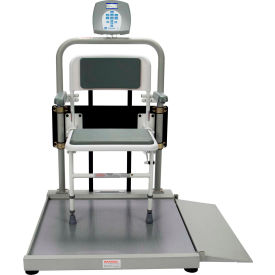 Pelstar/Health O Meter 2500CKL Health o Meter® 2500CKL Digital Wheelchair Ramp Scale with Fold Away Seat, 1000 lb x 0.2 lb image.