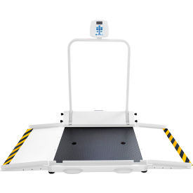 Health O Meter® Digital Wheelchair Scale with Dual Ramps 1000 lb. Cap. 77-1/4"L x 43-7/8"W 
