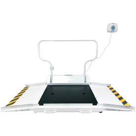 Health O Meter® ADA Compliant Digital Wheelchair & Stand-On Scale KG Only40"x32-1/4"x1-7/8" 