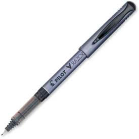 Pilot Pen Corporation 11020 Pilot® V Razor Point Marker Pen, Extra Fine, Black Ink, Dozen image.