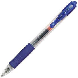 Pilot Pen Corporation 31003 Pilot® G2 Gel Retractable Rollerball Pen, Extra Fine, 0.5mm, Blue Ink, Dozen image.