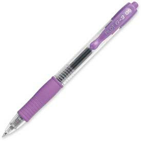 Pilot Pen Corporation 31006 Pilot® G2 Gel Retractable Rollerball Pen, Extra Fine, 0.5mm, Purple Ink, Dozen image.