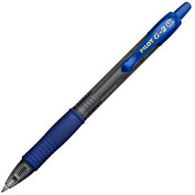Pilot Pen Corporation 31257 Pilot® G2 Gel Retractable Rollerball Pen, Bold, 1.0mm, Blue Ink, Dozen image.
