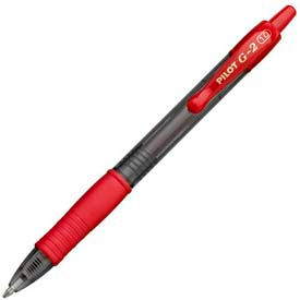 Pilot Pen Corporation 31258 Pilot® G2 Gel Retractable Rollerball Pen, Bold, 1.0mm, Red Ink, Dozen image.