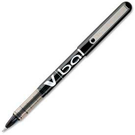 Pilot Pen Corporation 35112 Pilot® V Ball Rolling Ball Pen, Fine, 0.7mm, Black Barrel/Ink, Dozen image.