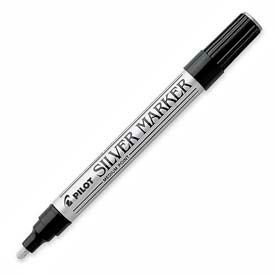Pilot Pen Corporation 41800 Pilot® Creative Permanent Marker, Medium, 1.0mm, Silver Ink image.