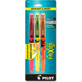 Pilot Pen Corporation 46507 Pilot® FriXion Light Erasable Highlighter, Chisel Tip, Orange/Pink/Yellow Ink, 3/Pack image.