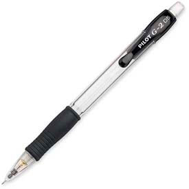 Pilot Pen Corporation 51014 Pilot® G2 Mechanical Pencil, Rubber Grip, Refillable, 0.5mm, Black, Dozen image.